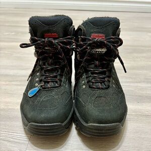 Stone-Dry Thinsulate Waterproof Outdoor Work Hiking Lace Up Short Boots Black